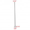 Bettomshin 3 16 Dia Round Tip Steel Straight Ejector Pin Punch 6 Inch Long Silver Gray 5pcs