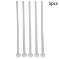 Bettomshin 3 16 Dia Round Tip Steel Straight Ejector Pin Punch 6 Inch Long Silver Gray 5pcs