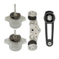 4 Pcs Engine Motor And Transmission Mount For Panamera 2011 2016 3 0l 6l Includes Rear Torque Strut Right Front Left Mounts 