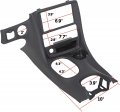 Kuafu Double Din Stereo Dash Installation Kit Compatible With 1997-2004 Chevrolet Corvette C5 Replacement For 10407815 Bezel
