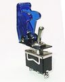 Safety Toggle Switch Spdt 20 Amp Transparent Blue 