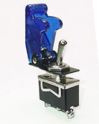 Safety Toggle Switch Spdt 20 Amp Transparent Blue