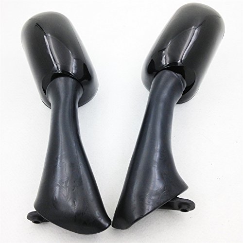 Motorcycle Side Mirrors For Honda Cbr 600 F2 F3 900 Rr Cbr1000f Vfr800f Black Convex Adjustable Glass Windshield Mount Left And