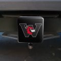 Wesleyan University Secondary Logo Tow Trailer Hitch Cover Plug Insert 1 4 Inch 25
