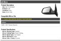 Left Driver Side Power Mirror Heated Power-folding Turn Signal Chrome Compatible With 2008-2013 Toyota Sequoia