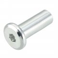 Uxcell M6x22mm Hex Socket Head Insert Nut Screw Post Sleeve For Furniture 30pcs