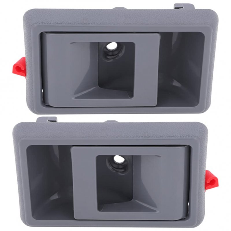 Fit For 1989-1992 Geo Prizm 2pcs Interior Front Rear Door Handles Grey