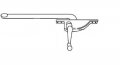 Stb Casement Window Operator Right Hand Face Mount Bronze 9 In Long Arm Handle Included 