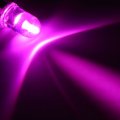 Uxcell 20pcs 5mm Pre Wired Led Pink Dc3-6v Clear Lens Light Emitting Diodes