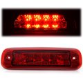 Led Third 3rd Brake Light For Cherokee 1997-2001 Rear Roof Center High Mount Stop Red Lens Chrome Housing Replace 55155614ae 