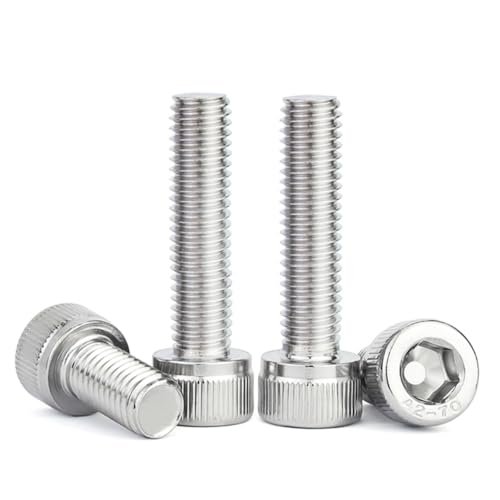 M4 Socket Head Cap Screws 50 Pieces 0 7x35mm 304 Stainless Steel Machine Bolts Full Thread Allen Drive Bright Finish