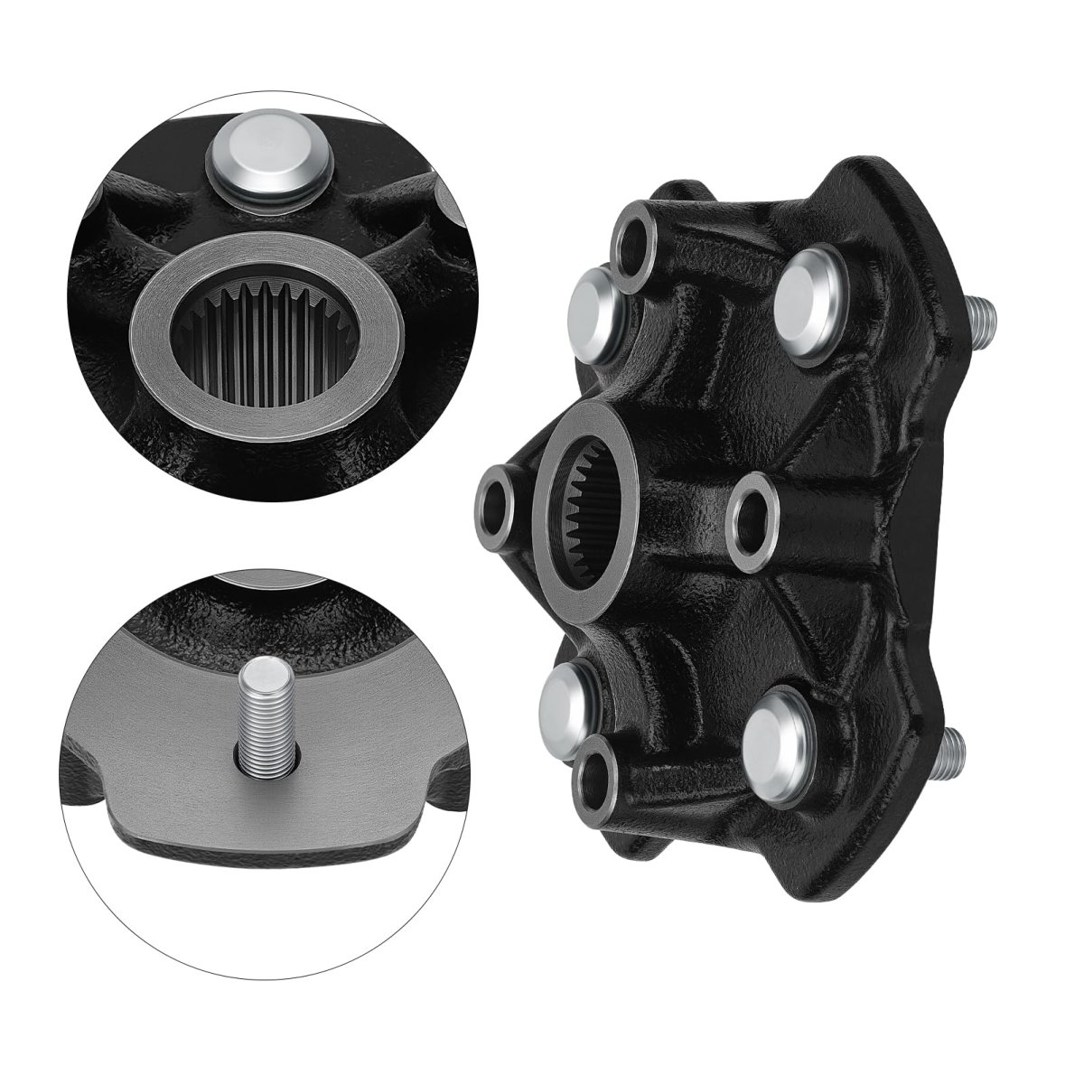 Front Left Right Wheel Hub Brake Disc Rotor For Honda Rancher 420 Trx420 Foreman Rubicon 520 500 Trx520 Trx500 2014-2024