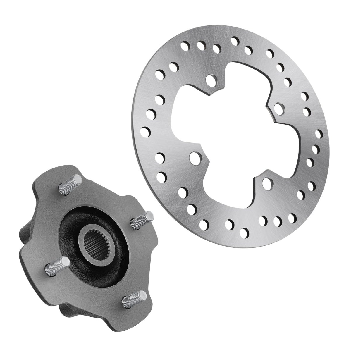 Front Left Right Wheel Hub Brake Disc Rotor For Honda Rancher 420 Trx420 Foreman Rubicon 520 500 Trx520 Trx500 2014-2024
