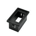 Autoec Rocker Switch Panel Holder Housing Kit Black Plastic 