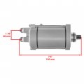 Caltric Starter Compatible With Arctic Cat 3307-029 Cw 9 Teeth