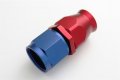 Autobahn88 Aluminum Anodized Swivel Hose End Fitting For Ptfe Teflon Fuel Line Straight An6 Blue Red