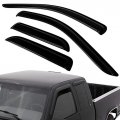 Ocpty Window Visors Fits For 2002-2008 Dodge Ram 1500 Tape-on Rain Guards Side Deflectors 4 Pieces 2pcs Front Doors And Rear