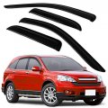 Ocpty Window Visors Fits For 2002-2008 Dodge Ram 1500 Tape-on Rain Guards Side Deflectors 4 Pieces 2pcs Front Doors And Rear