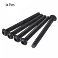 Uxcell M6x60mm Hex Socket Button Head Cap Bolts Screws Alloy Steel 10pcs
