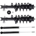 Front And Rear Complete Struts Spring Assembly Shock Absorber For 2004-2011 Chevrolet Aveo 2009 Pontiac G3 2005-2008 Wave With 