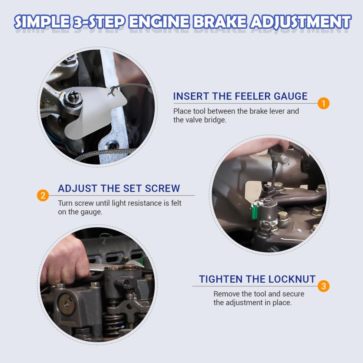 2124332 Engine Brake Feeler Gauge Tool For Paccars Valve Adjustment 0 7mm 028 Thick Accurate Engine Clearance Setu Engine Brake