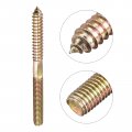 Uxcell M10x120mm Hanger Bolts 24pcs Double Head Thread Dowel Screws For Wood Furniture Connecting