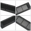 Air Vent Cover 11 8 X 3 15 Inch Black Plastic Louver Return Grill Ceilingilation Hvac Vent For Rv Bus Trailer Kitchen Cabinet