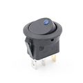 Baomain Car Truck Rocker Toggle Switch Blue Dot Led Light 12v Spst On-off Control 10 Pack