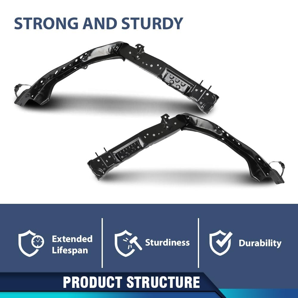 Radiator Core Support Set Driver And Passenger Side For Toyota Rav4 2019 2023 Part Number 5320242900 5320342900 To1225495