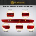 Dasbecan Right Passenger Side Rear Bumper Brake Tail Light Fog Lamp For 2009-2016 Audi Q5 Replaces 8r0945096b