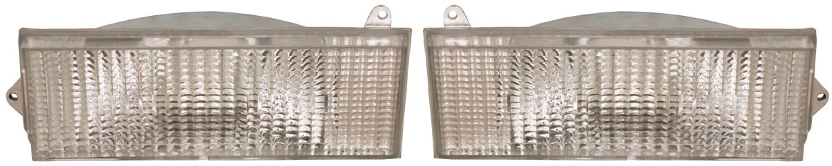 Eagle Eyes Pair Set Right And Left Park Signal Lights Lamps Clear Lens Waterproof Part Number 56000098