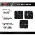 Abn Car Bumper Clips 620pc Push Pin Set 16 Assorted Sizes Black Plastic Rivets Fastener Trim Retainer