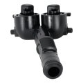Headlight Washer Nozzle Passenger Side Right For Volkswagen R32 2008 Replacement 1k6955104 Black Plastic Standard Style