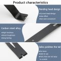 Jiuwu 5pcs Pry Bars Nail Puller Set 7 Inch Perfect Crow Tool For Prying Lifting Pulling Extra Strength Carbon Steel Leverage