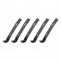 Jiuwu 5pcs Pry Bars Nail Puller Set 7 Inch Perfect Crow Tool For Prying Lifting Pulling Extra Strength Carbon Steel Leverage 