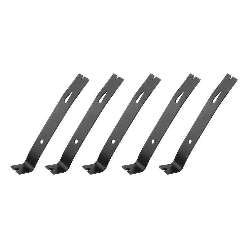 Jiuwu 5pcs Pry Bars Nail Puller Set 7 Inch Perfect Crow Tool For Prying Lifting Pulling Extra Strength Carbon Steel Leverage
