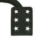 Rugged Tuff Star Dead Pedal Black Foot Rest Compatible With Jeep 2007-2018 Wrangler Jk Unlimited Automatic Driver S Side Kick