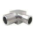 90 Deg Heater Hose Fitting 1 2 Npt To 5 8 Barb Chrome Billet Aluminum