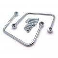 Httmt- Us-tghd-sg010-cd2- Saddlebag Guard Brackets Crash Bars Supports Throw-over Chrome Compatible With H-d 2018-later Flsl