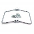 Httmt- Us-tghd-sg010-cd2- Saddlebag Guard Brackets Crash Bars Supports Throw-over Chrome Compatible With H-d 2018-later Flsl