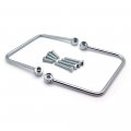 Httmt- Us-tghd-sg010-cd2- Saddlebag Guard Brackets Crash Bars Supports Throw-over Chrome Compatible With H-d 2018-later Flsl