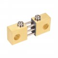 Uxcell Shunt Resistor 500a 75mv For Dc Current Ammeter Analog Panel Meter External Fl-19 Divider