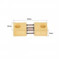 Uxcell Shunt Resistor 500a 75mv For Dc Current Ammeter Analog Panel Meter External Fl-19 Divider