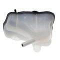Pressurized Coolant Reservoir For Ford Mustang 2011 2012 2013 2014 Front Plastic Clear Black 3 Liters Capacity With Cap 