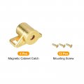 Uxcell 4 Set Magnetic Cabinet Door Catch Zinc Alloy Magnet Latch Closure Hardware For Kitchen Cupboard Closet Furniture Doors