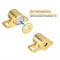 Uxcell 4 Set Magnetic Cabinet Door Catch Zinc Alloy Magnet Latch Closure Hardware For Kitchen Cupboard Closet Furniture Doors