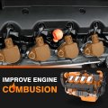 A-premium Engine Ignition Coil Pack Compatible With Jaguar Vanden Plas Xj6 Xjr 1995-1997 Xjs 1995-1996 L6 4 0l