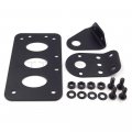 Httmt Motorcycle License Plate Holder Bracket Compatible With H-d Bobber Chopper Black
