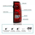 Amerilite Replacement With Bulbs And Harness Oe Style Ruby Red Incandescent Car Taillights Rear Brake Lamp Set For 2003-2006