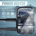 Right Passenger Side Powered Heated Telescoping Rear View Towing Mirror Compatible With Silverado Sierra Gmt800 03-07